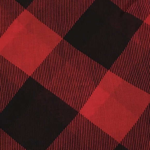 NEW Womens Black Red Christmas Plaid Cardigan Kimono Duster Vest - Picture 3 of 5